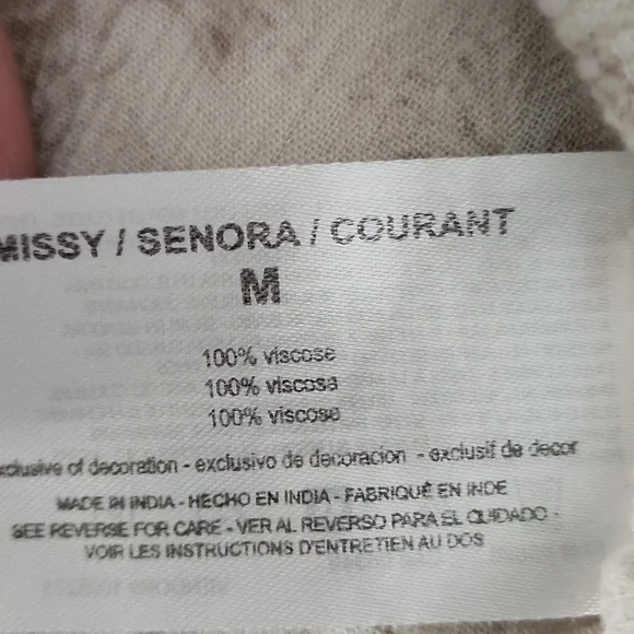 Vintage America Cream Floral Top - Picture 3 of 5